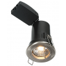 Saxby 50673 Fixed GU10 Fire Downlight Satin Silver